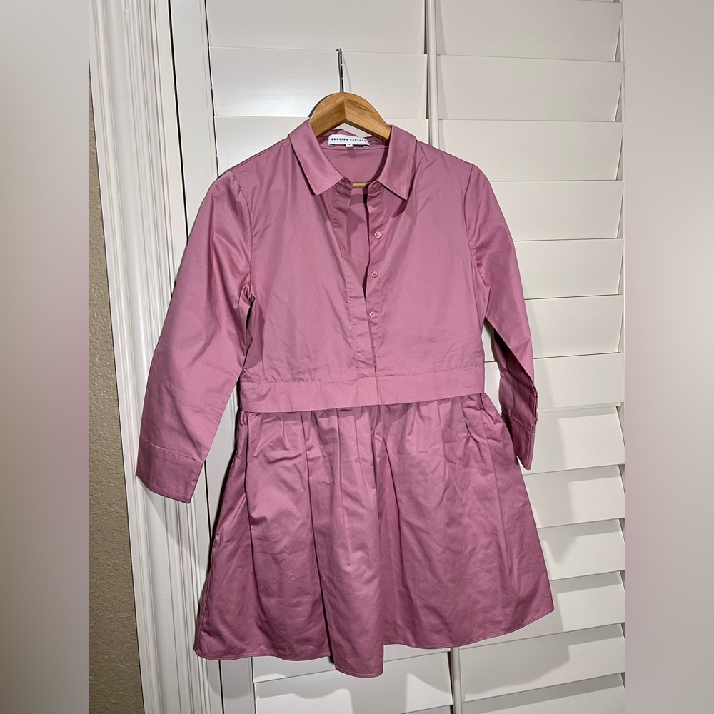 ENGLISH FACTORY Dress in Mauve - LIKE NEW - XS